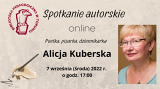 Spotkanie autorskie online z poetką, pisarką i dziennikarką - Alicją Kuberską