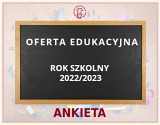 Oferta edukacyjna naszej Biblioteki na rok szkolny 2022/2023 - ankieta