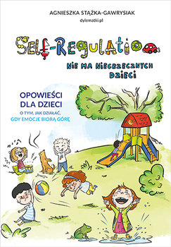Okładka książki: Rysunek bawiących się dzieci