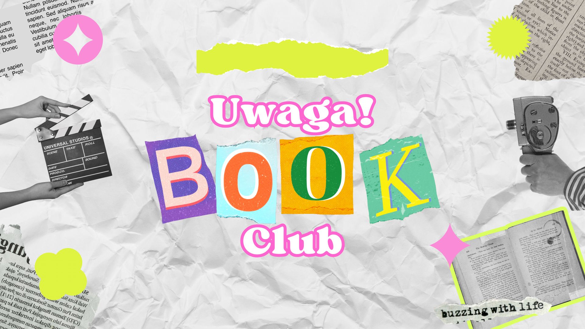 Plakat promujący BookClub.