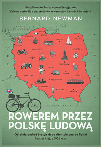 Na okładce: Mapa Polski i rower
